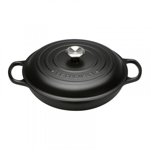 Le Creuset 'Gourmetprofitopf Signature' Gourmet-Profitopf schwarz 30 cm / 3,2 L